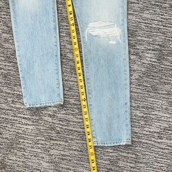 New SLVRLAKE Beatnik Straight Jeans Distressed Size 26 - Picture 12 of 16